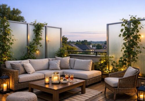 Terrassensichtschutz für mehr Privatsphäre und ungestörte Familienzeit