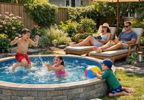 Kleine Gärten, großer Spaß: So wird Ihr Familienparadies zur Wasserwelt